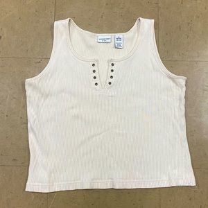 covington tees with metal buttons